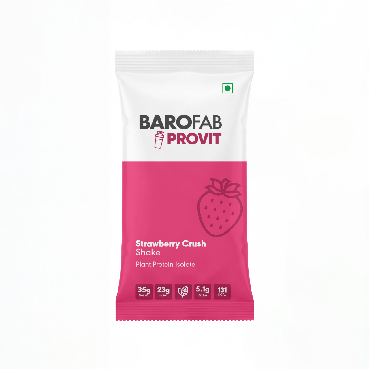 Strawberry Crush Shake | Plant Protein Isolate - Image 4