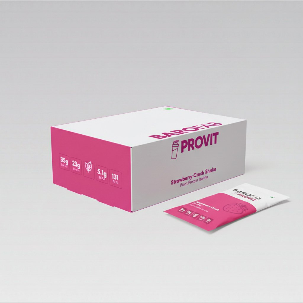 Strawberry Crush Shake | Plant Protein Isolate